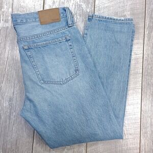 Madewell Mens Selvedge Relaxed Taper Jeans Size 33x30 Blue Denim Mid Rise